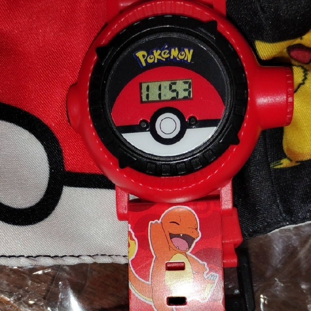 Red Pokémon Digital Watch